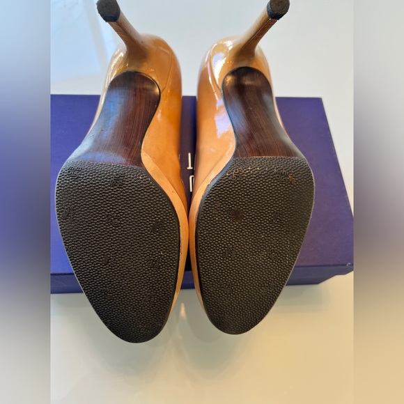 STUART WEITZMAN NUDE PATENT LEATHER ROUND TOE PUMPS PLATSWOON
ADOBE ANILINE 8.5 - Picture 11 of 11